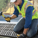 A Polydeck employee on site