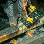 Polydeck employee on site