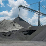 A mining site