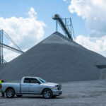 A mining site