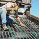 Polydeck employee on site