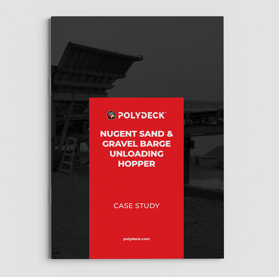 Polydeck's Nungent Sand and Gravel Barge Unloading Hopper Case Study cover
