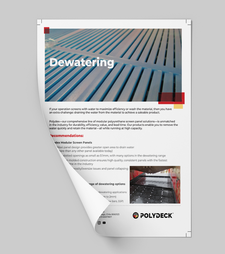 Polydeck Screen Color Code Chart Downloadable Info Sheets | Polydeck